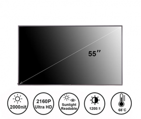 55寸2000亮（liàng）度高亮液晶屏